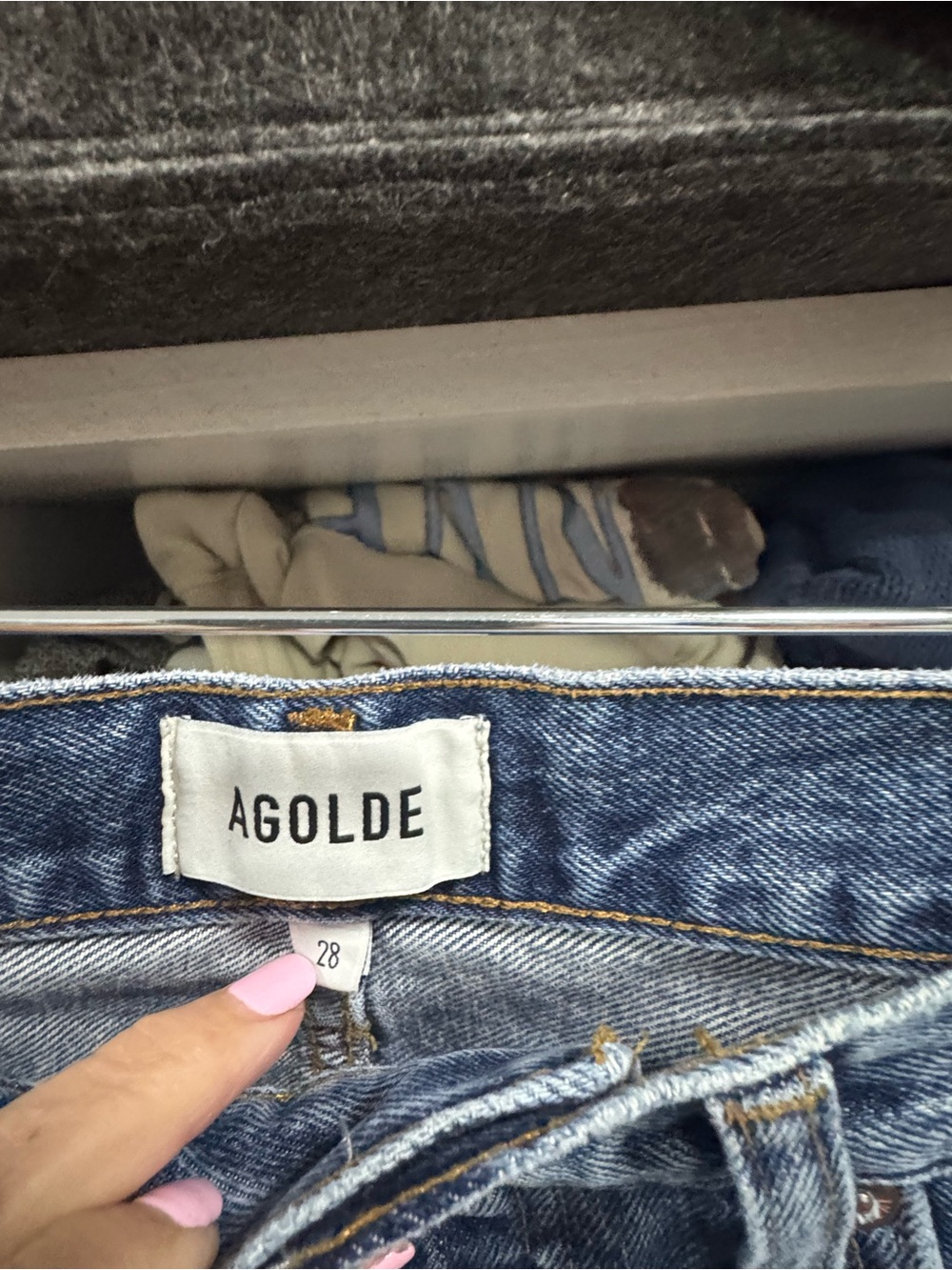 NWT Agolde High-Rise Parker Long Short | Loose Fit Vintage - Picture 6 of 6